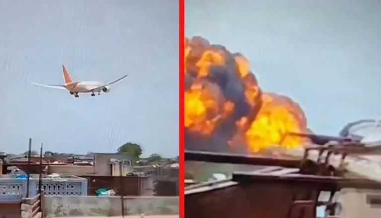 تحطم طائرة "إير إنديا" فوق مبنى سكني في أحمد أباد.. كارثة جوية تهز الهند تحطم طائرة "إير إنديا"